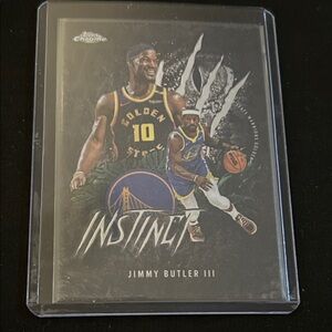 Jimmy Butler "Instinct" Topps Chrome Basketball Card - Golden State Colors